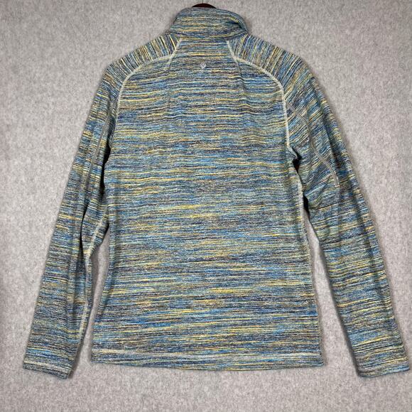 Lululemon Mens S ? Surge Warm 1/2 Zip in Space Dye Camo Deep Navy Alberta Lake - Picture 7 of 9